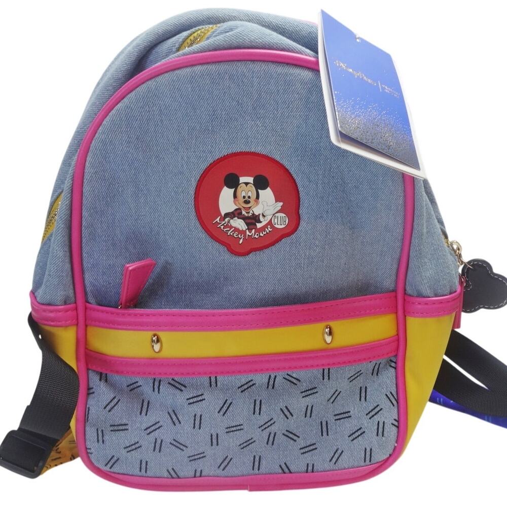 Disney Parks Danielle Nicole Mickey Mouse Club Mini Backpack NWT